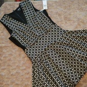 Black and white dress